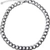 Large Chain Necklace - Silver Color