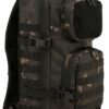 Large US Cooper Patch backpack with dark camouflage