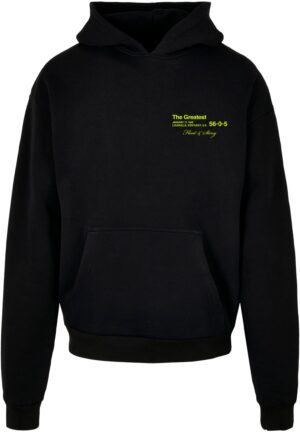 Largest oversize black hooded