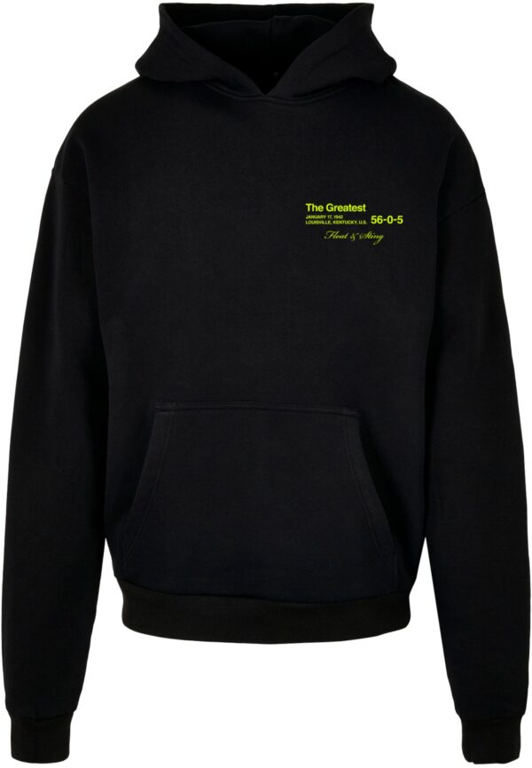 Largest oversize black hooded