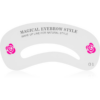 Lash Brow Eyebrow Stencil sablonok szemöldökre 24 db-Ár
