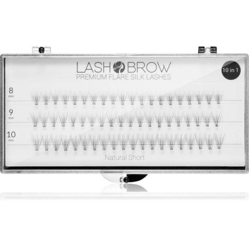Lash Brow Premium Flare Silk Lashes műszempillák Natural Short 1 db-Ár