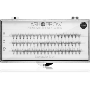 Lash Brow Premium Flare Silk Lashes műszempillák Spectacular Short 1 db-ár