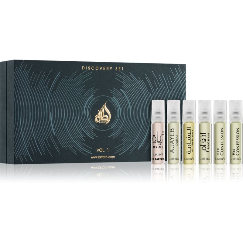 Lattafa Discovery Set Vol. 1 szett unisex 6x4 ml