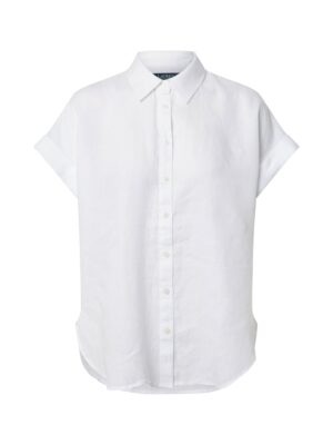 Lauren Ralph Lauren Blúz 'BROONO-SHORT SLEEVE-SHIRT'  fehér