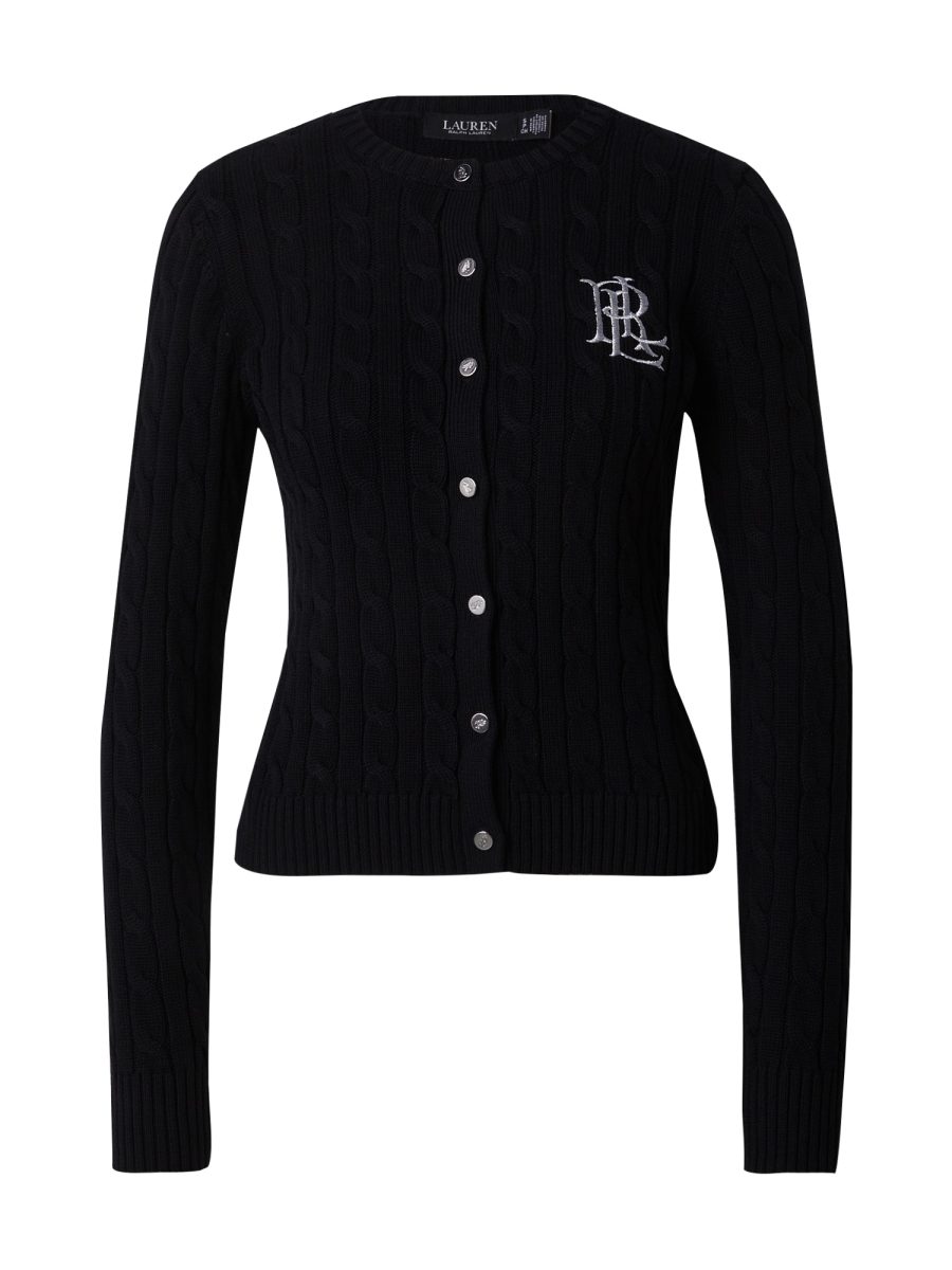 Lauren Ralph Lauren Kardigán  ezüstszürke / fekete-Ár