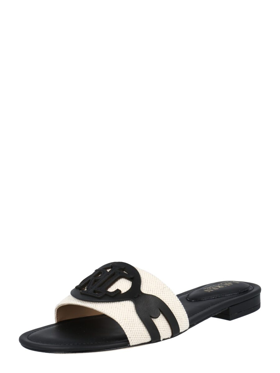 Lauren Ralph Lauren Papucs 'Alegra'  fekete / fehér-hu