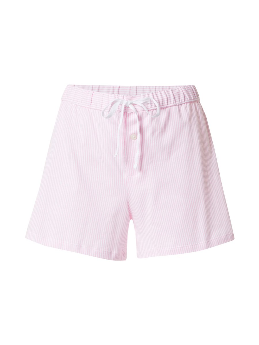 Lauren Ralph Lauren Pizsama nadrágok  rózsaszín / fehér-Hungary