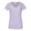 Lavender Women's T-shirt Iconic Vneck Fruit of the Loom