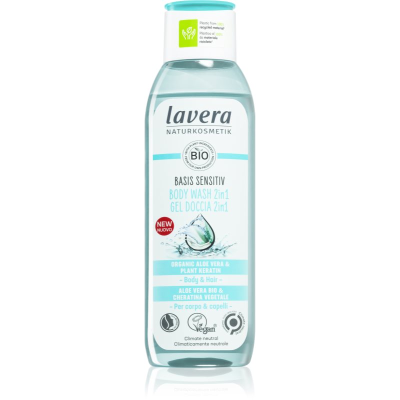 Lavera Basis Sensitiv tusfürdő gél testre és hajra 2 az 1-ben 250 ml-Ár