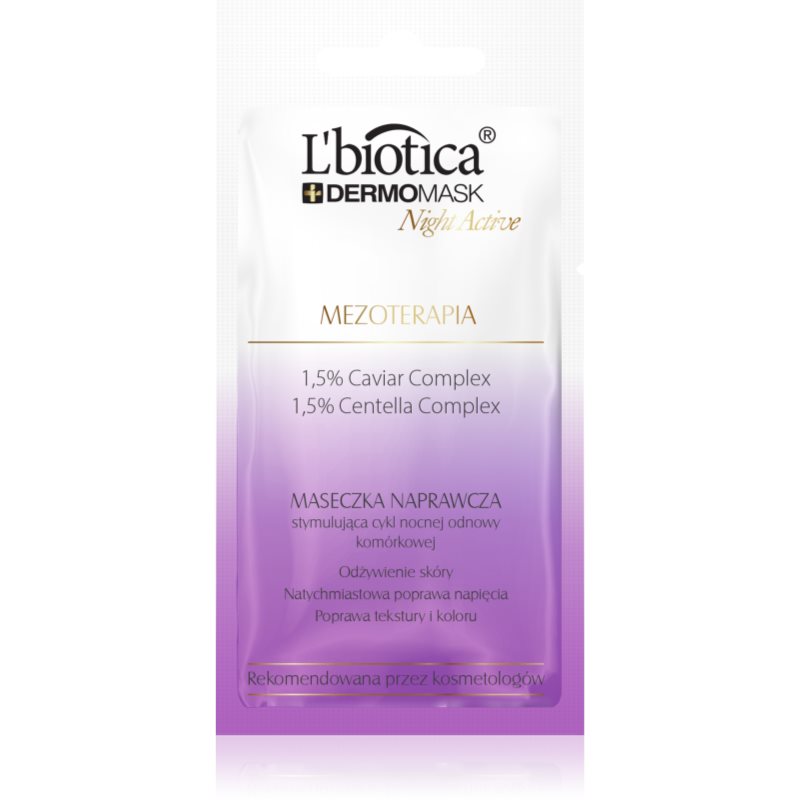 L’biotica DermoMask Night Active Maszk mezoterápiás hatás 12 ml-Eredeti