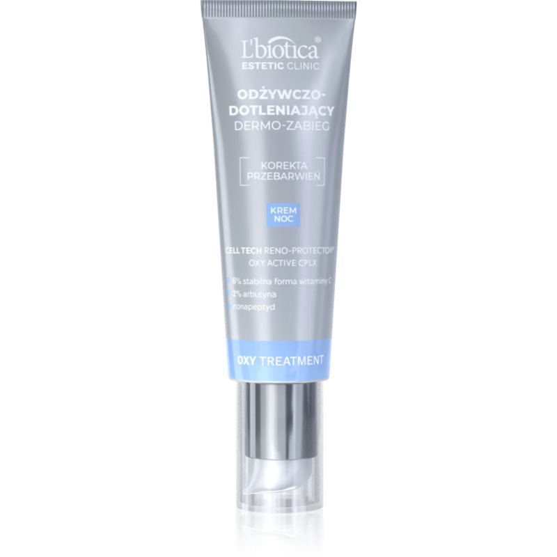 L’biotica Estetic Clinic Oxy Treatment regeneráló és oxigenizáló éjszakai ápolás az élénk bőrért 35 ml-ár