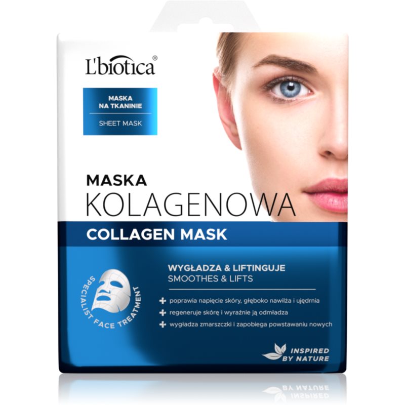 L’biotica Masks Collagen Platinium arcmaszk kollagénnel 23 ml-Eredeti