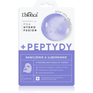 L’biotica PGA Hydro Fusion + Peptides intenzív hidrogélmaszk egységesíti a bőrszín tónusait 1 db-ár