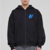 Le Papillon Heavy Oversize Zipper Hoody Black