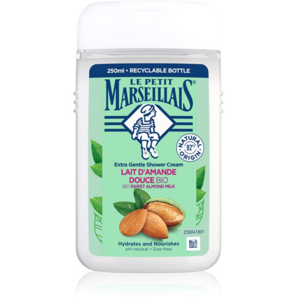 Le Petit Marseillais Sweet Almond Milk BIO krémes tusoló gél 250 ml-ár