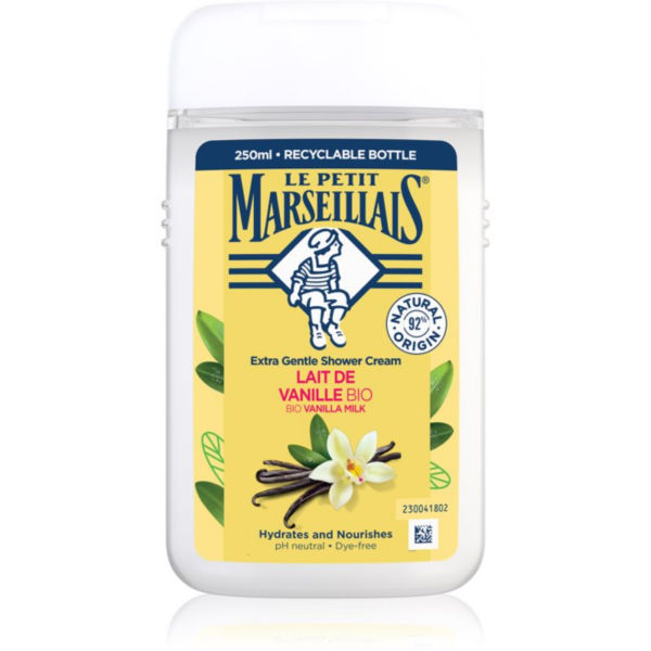 Le Petit Marseillais Vanilla Milk BIO krémes tusoló gél 250 ml-ár