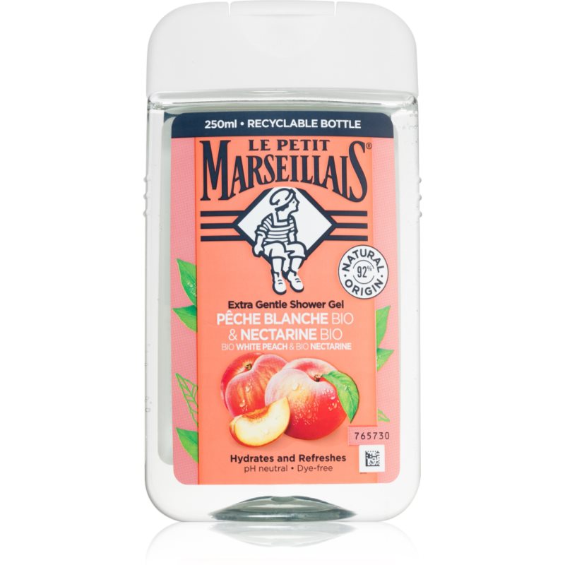 Le Petit Marseillais White Peach BIO & Nectarine BIO Bio gyengéd tusfürdő gél 250 ml-Ár