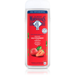 Le Petit Marseillais Wild Strawberry BIO gyengéd tusfürdő gél 400 ml-ár