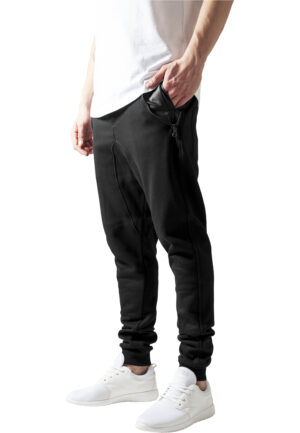Leather zip pocket blk/blk