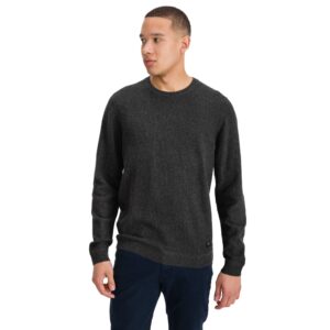 Lee Mikina Alapvető texturált Crew Dark Grey Mele