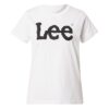 Lee Póló 'LOGO TEE'  fekete / fehér-hu