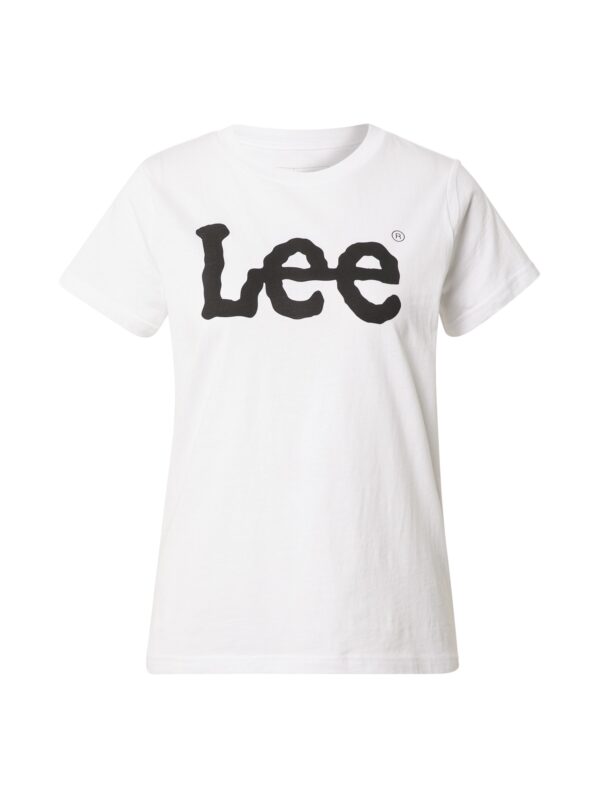 Lee Póló 'LOGO TEE'  fekete / fehér-hu