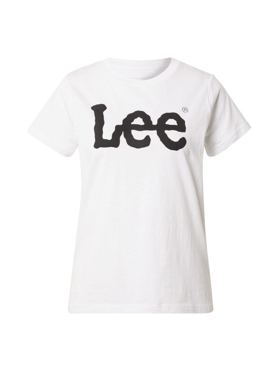 Lee Póló 'LOGO TEE'  fekete / fehér-hu