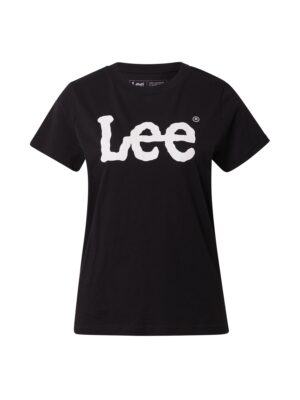 Lee Póló 'LOGO TEE'  fekete / fehér-hu