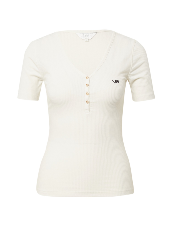 Lee Póló 'SS HENLEY'  ekrü / fekete-Hungary