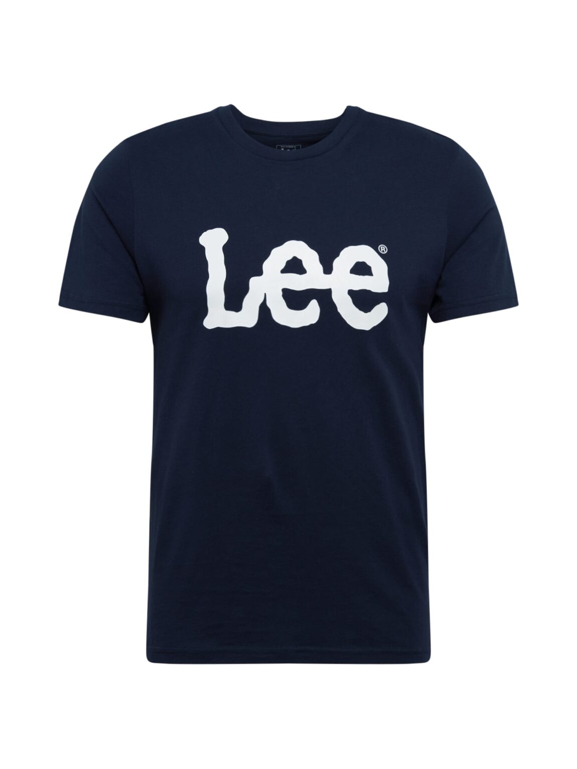 Lee Póló 'WOBBLY LOGO TEE'  tengerészkék / fehér