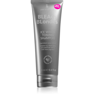 Lee Stafford Bleach Blondes Ice White neutralizáló ezüst sampon a szőke és melírozott hajra 250 ml-ár