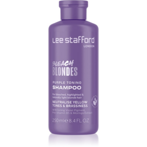 Lee Stafford Bleach Blondes Toning Shampoo sampon szőke hajra semlegesíti a sárgás tónusokat 250 ml-Ár