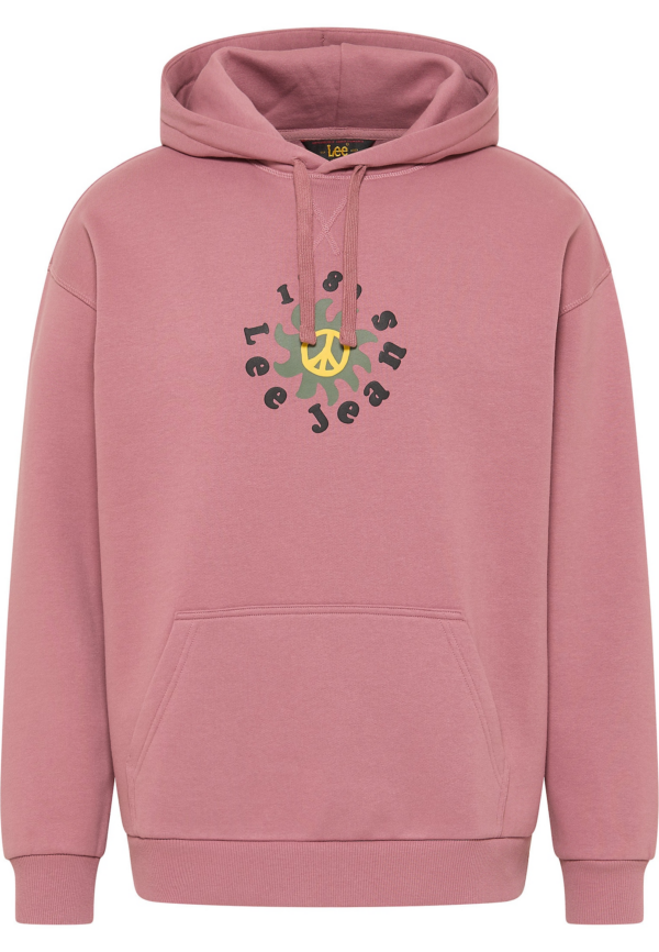 Lee Tréning póló 'LOOSE HOODIE'  sárga / világoszöld / mályva / fekete-Ár