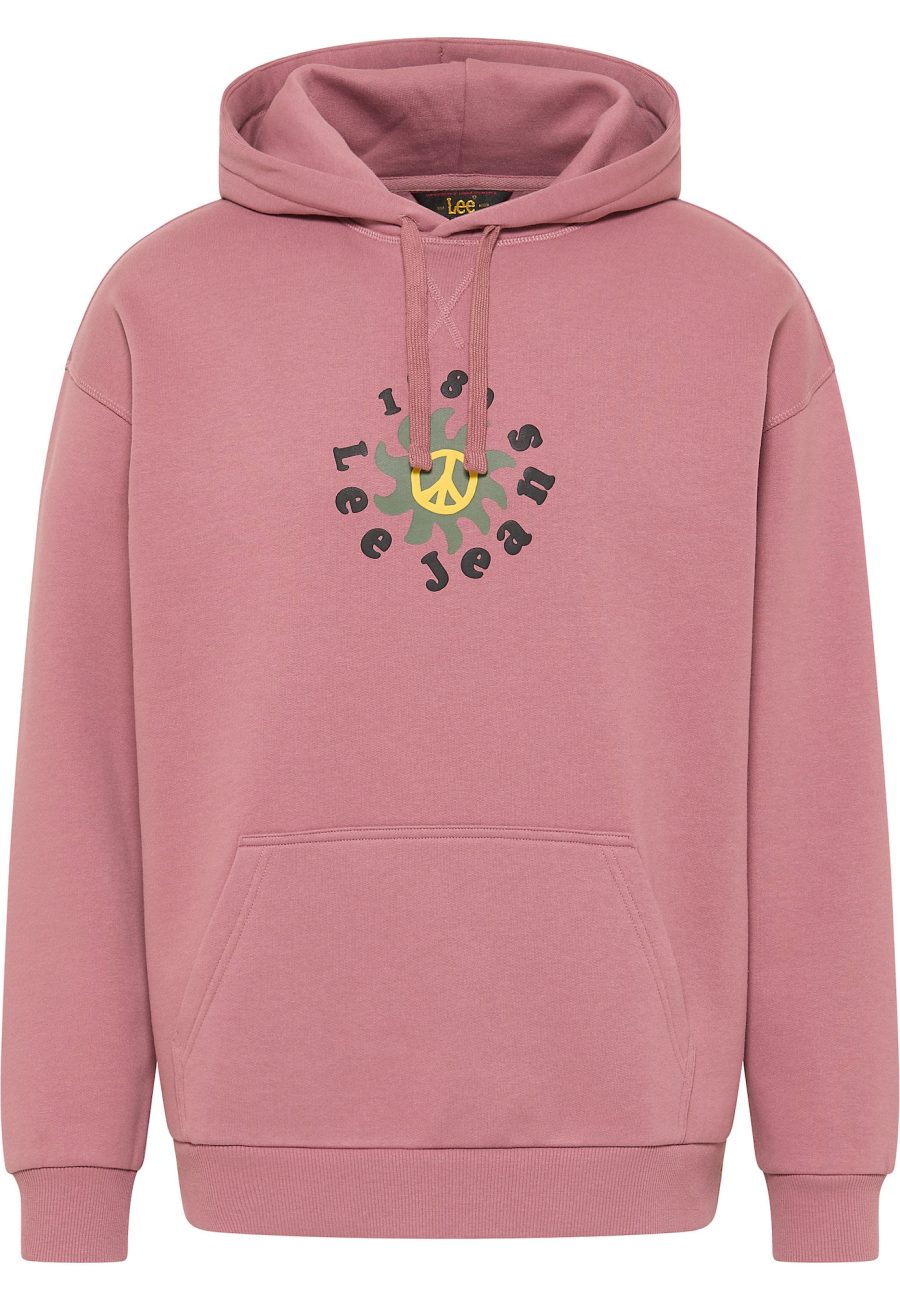 Lee Tréning póló 'LOOSE HOODIE'  sárga / világoszöld / mályva / fekete-Ár