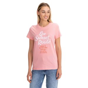 Lee Tričko grafikus póló La Pink