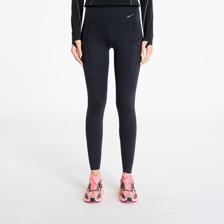 Leggings Nike Go Women's Firm-Support High-Waisted Full-Length Leggings with Pockets Black/ Black XS-alacsony-ár