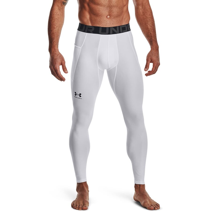 Leggings Under Armour Hg Armour Leggings White/ Black S-alacsony-ár