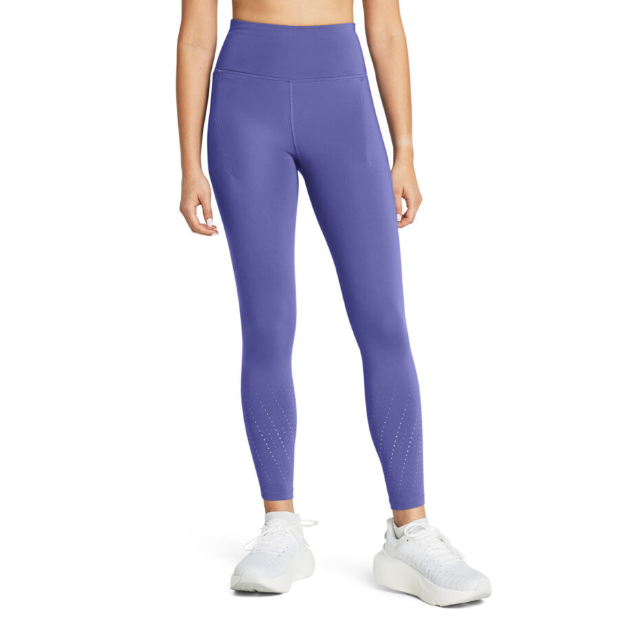 Leggings Under Armour Launch Elite Ankle Tights Purple S-alacsony-ár