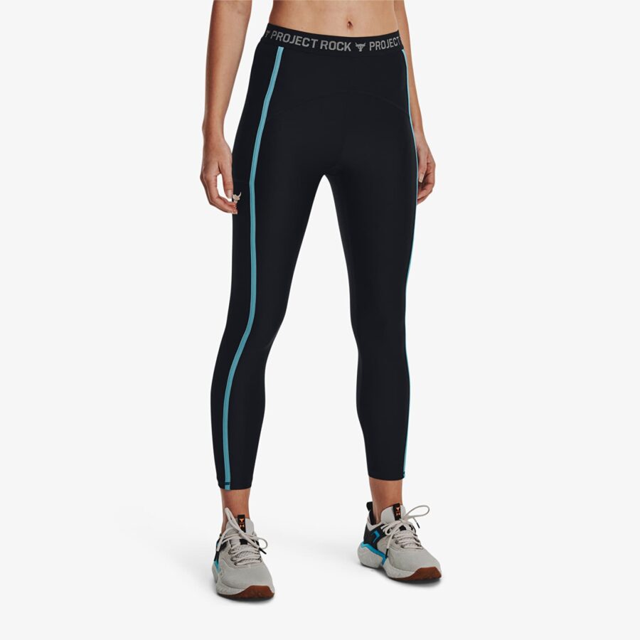 Leggings Under Armour Project Rock Heatgear® Ankle Leggings Black XS-alacsony-ár