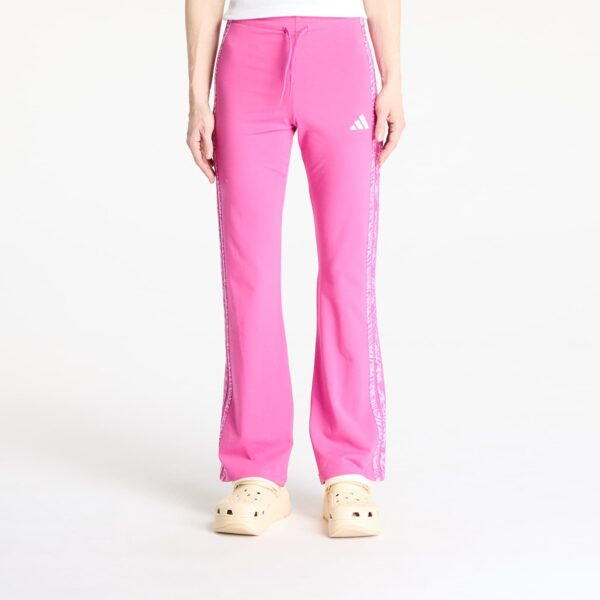 Leggings adidas Essentials 3 Stripes Print Cotton Leggings Semi Lucid Fuchsia S-alacsony-ár