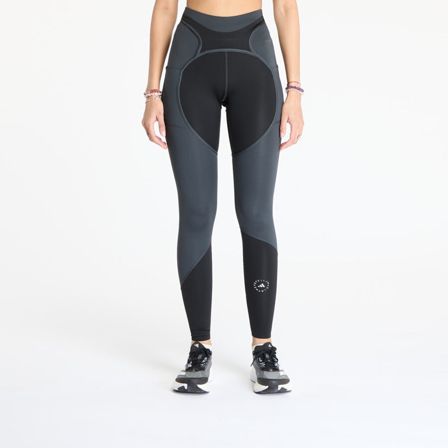 Leggings adidas x Stella Mccartney Two-Tone Leggings Black/ Black/ Carbon XS-alacsony-ár