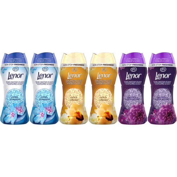 Lenor Mix Pack illatgyöngyök mosógépbe 6x210 g