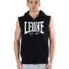 Leone Men's sleeveless hoodie with zipper