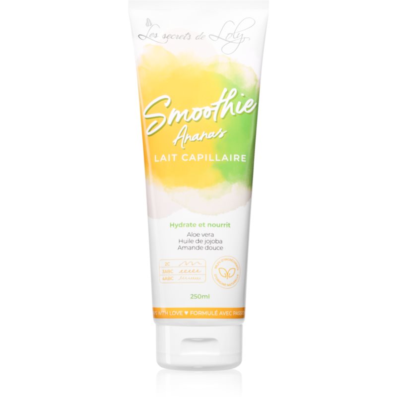 Les Secrets De Loly Smoohie Ananas öblítést nem igénylő tej a hajra hajra 250 ml-Ár