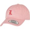 Letter Pink Low Profile Cap L