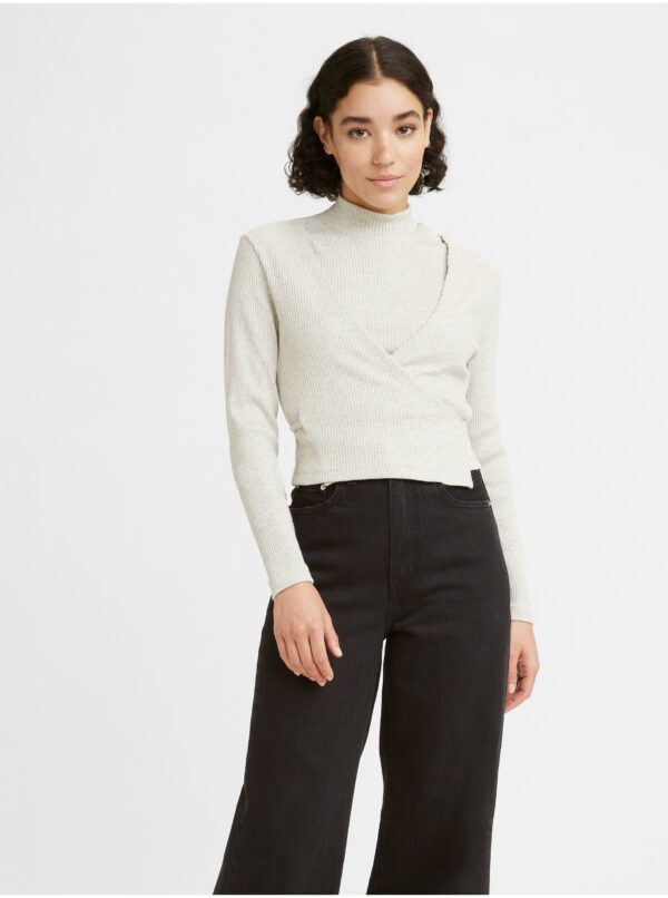 Levi's Beige Women's Ribbed Wrap Sweater/Top 2in1 Levi's® - Women