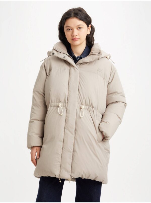 Levi's Beige women's winter jacket Levi's® Bubble - Women's