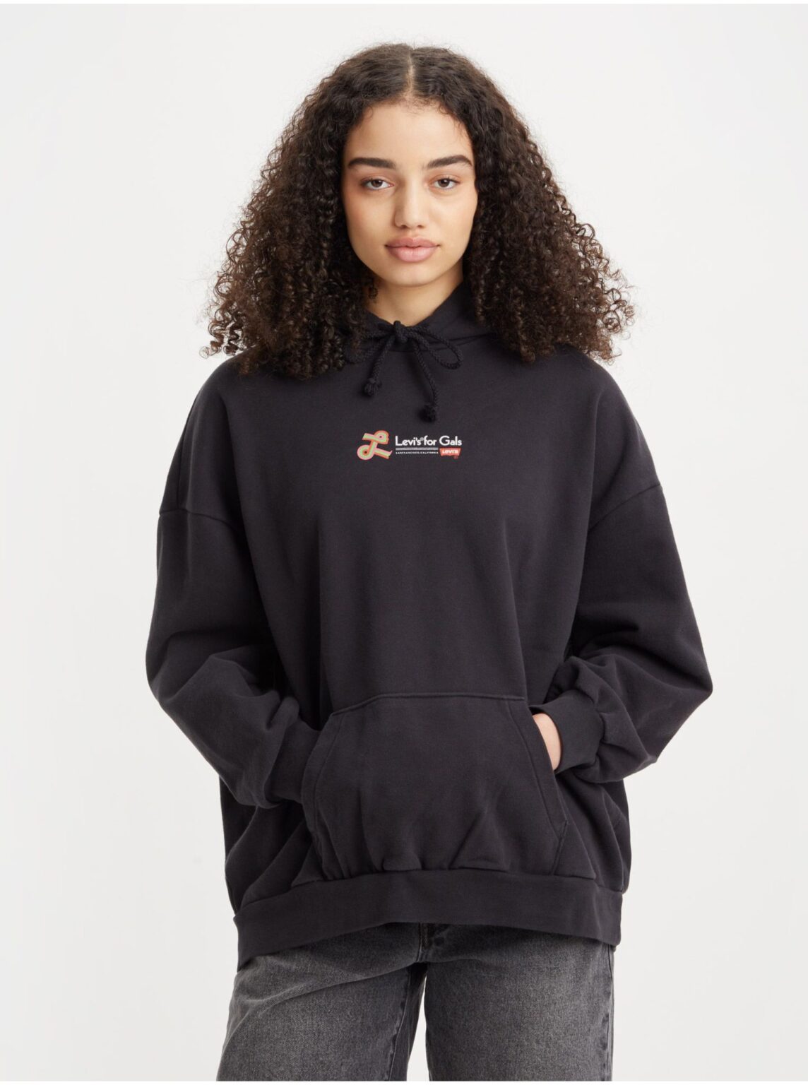 Levi's Black Ladies Hoodie Levi's® For Gals - Ladies