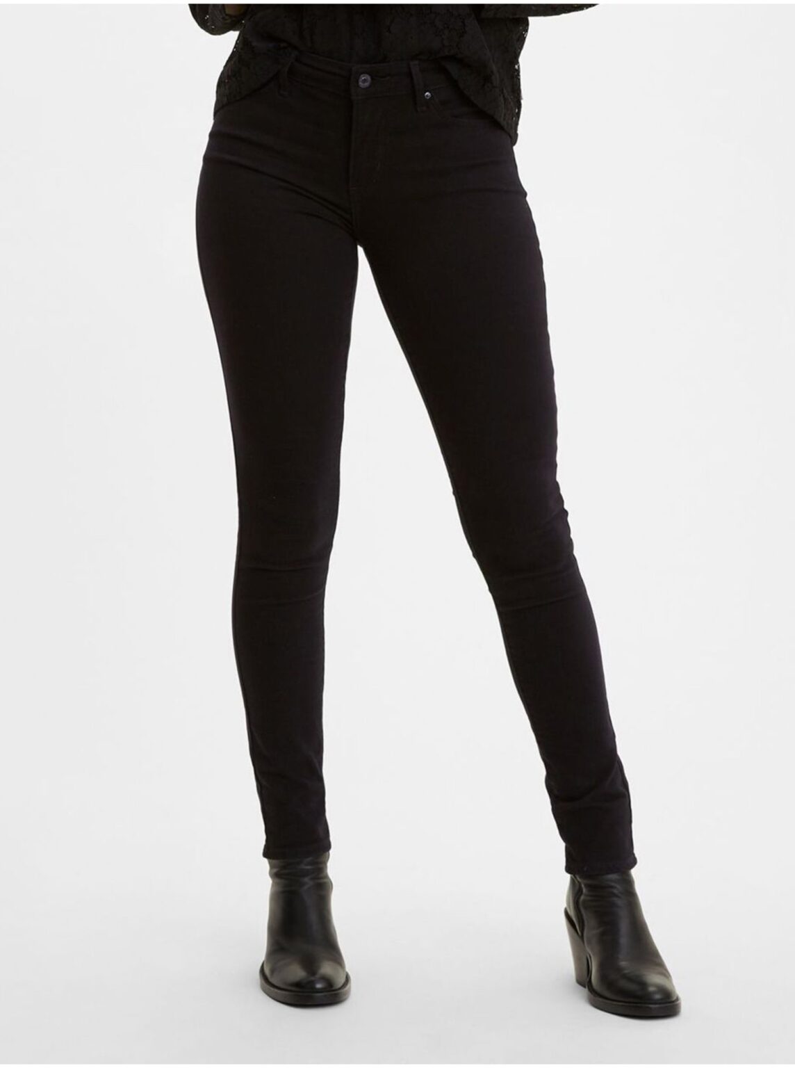 Levi's Black women's skinny fit jeans Levi's® 711 - Women's